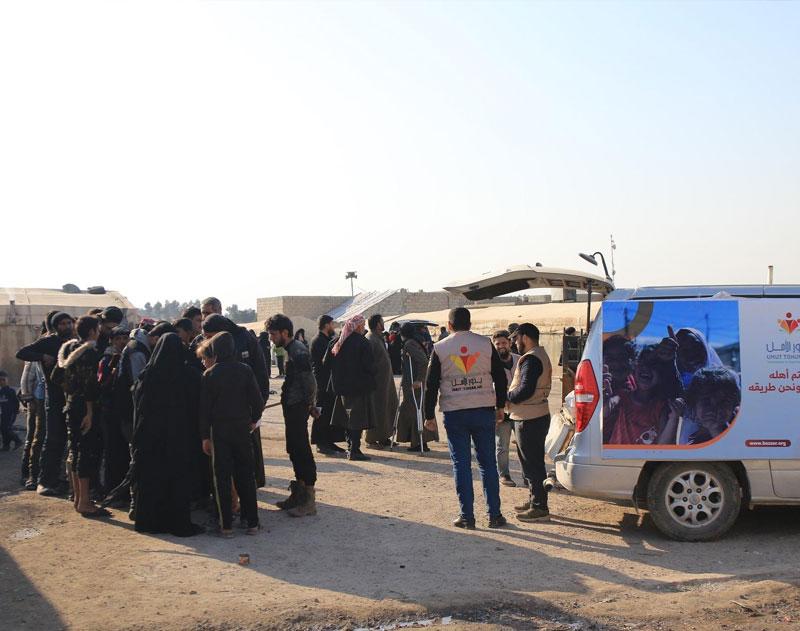 الإستجابة الإنسانية لمتضرري الزلزال