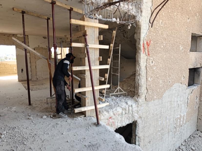 Ongoing Rehabilitation Works at Ahmad Kallas School (Douma Seventh)