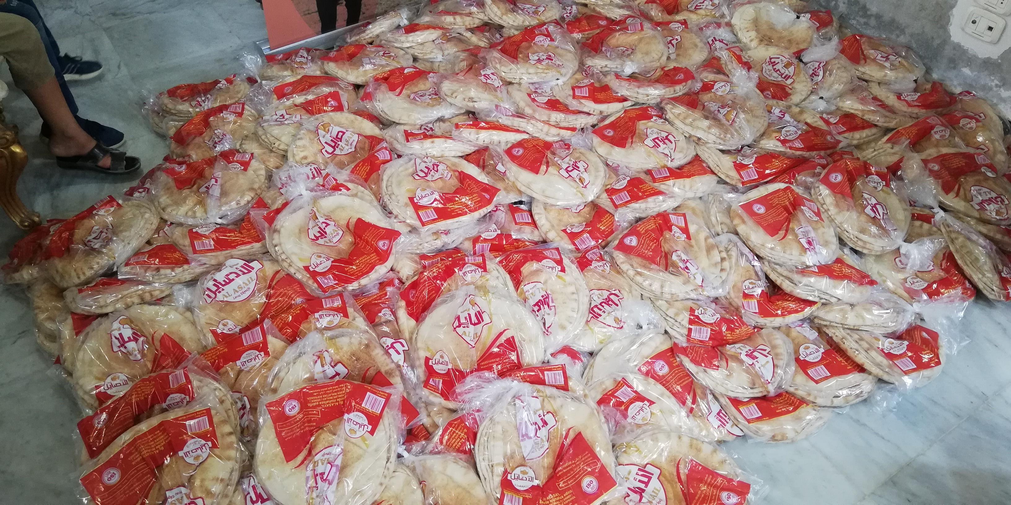 توزيع مادة الخبز (مشروع مستمر)